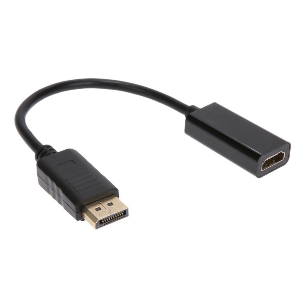 Displayport Male to HDMI Female 1080P FHD Video Converter Adapter Cable - intl