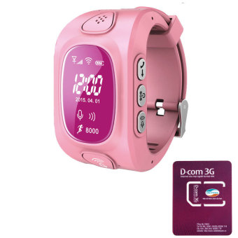 Đồng hồ định vị trẻ em GPS Smartwatch WAT-Pi Và 01 Sim 3G Viettel Có Sẵn Data + Tài Khoản...