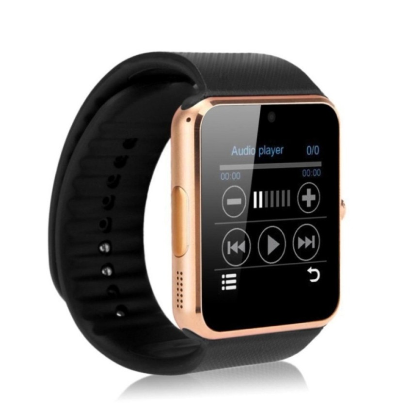 Hình ảnh Đồng hồ thông minh hỗ trợ sim Smartwatch DMT08 (Đen phối vàng)