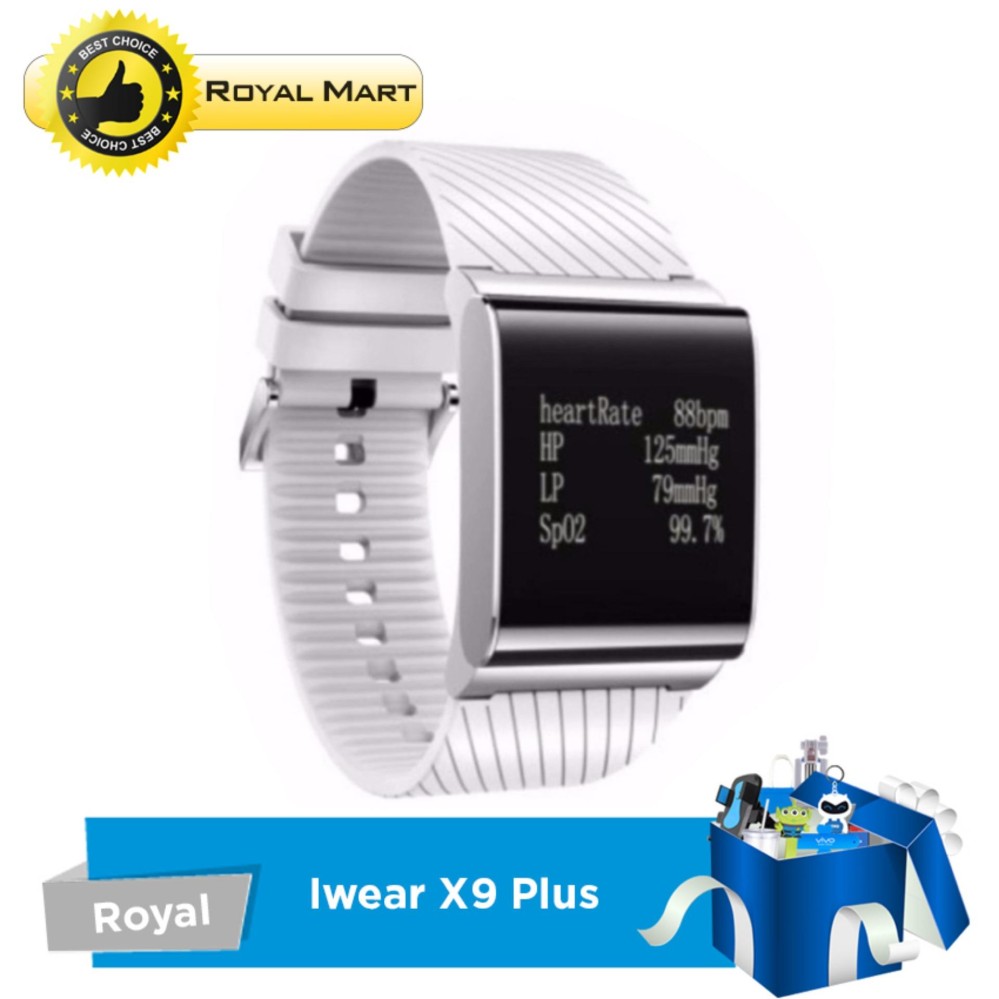Đồng hồ thông minh IWEAR X9 Plus - Đo nhịp tim, huyết áp nồng độ oxy