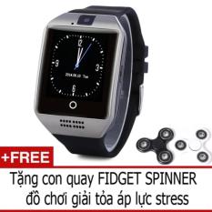 Đồng Hồ Thông Minh Q18 màn hình cong cao cấp + con quay spinner