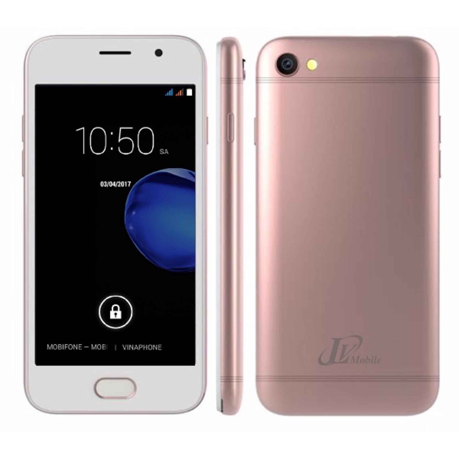 ĐTDĐ Smartphone LV38 4G ( Vàng hồng)+ Tặng kèm ốp dẻo