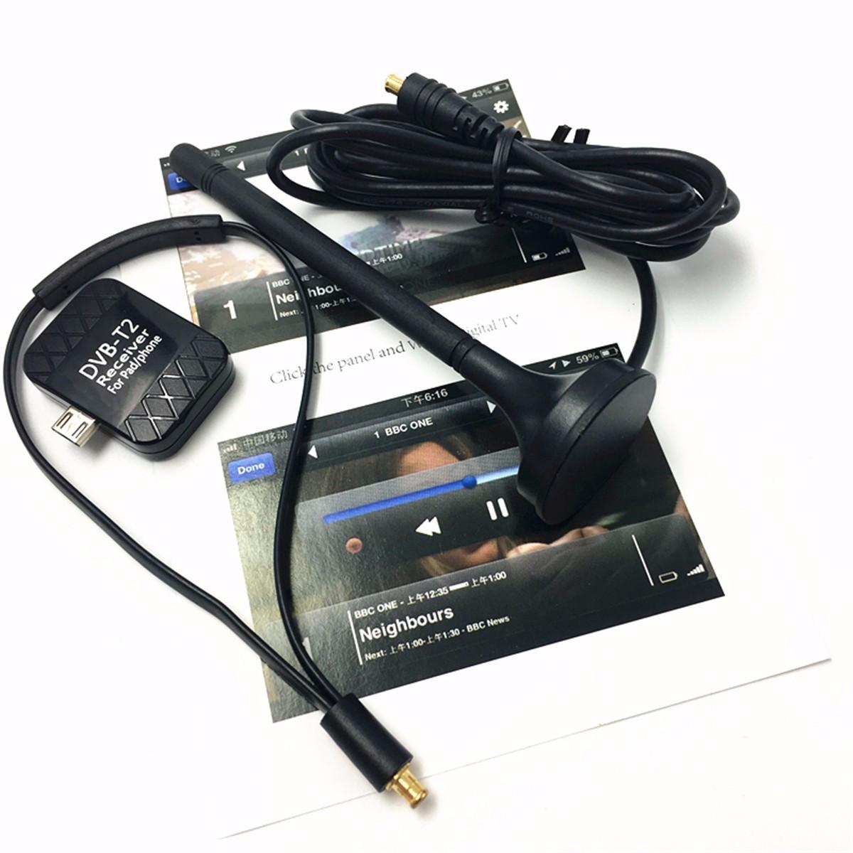 DVB-T2 DTV Link USB Digital TV Receiver Tuner Stick For Android Mobile Phone Pad