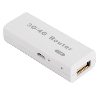 Easybuy Mini Portable 3G/4G Wireless-N USB WiFi Hotspot Router AP 150Mbps Wlan (White) - intl  