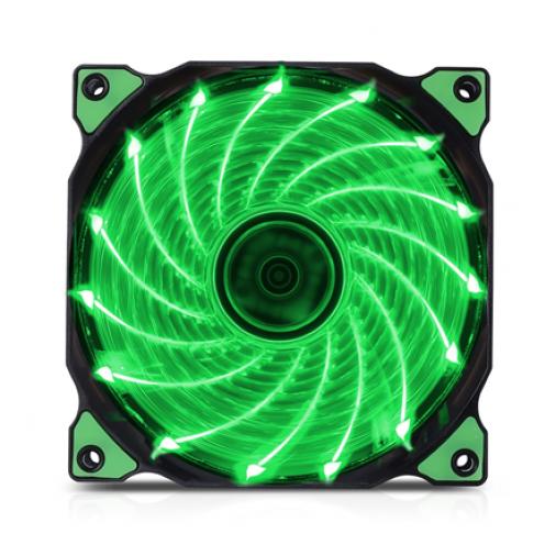 Fan Case Segotep 12CM LED Green ( 15 Led)