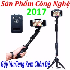Gậy chụp hình tự sướng yunteng 1288 tay bluetooth +Tặng chân đế tripod yunteng 228 ( Sản Phẩm 2017 )
