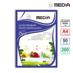 Vì sao mua Giấy In Ảnh Media 1 Mặt Bóng (Glossy) A4 (21 x 29.7cm) 200gsm 50 tờ – Hàng Nhập Khẩu  