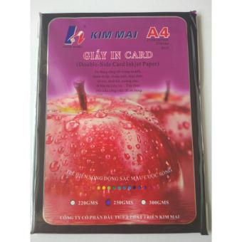 Giấy in card trơn 2 mặt 250g A4 50 tờ  