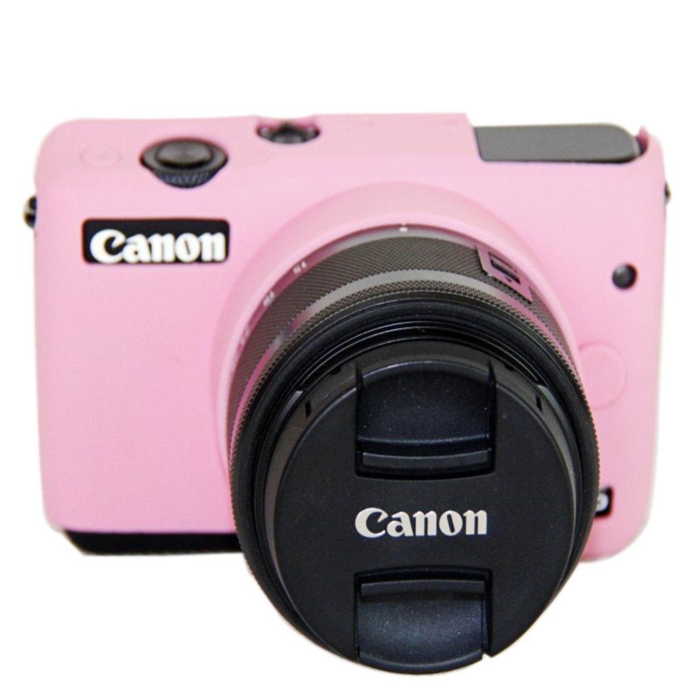 High Quality Silicone Camera Case Bag Cover for Canon EOS M10 eosm10 Camera (Pink) - intl
