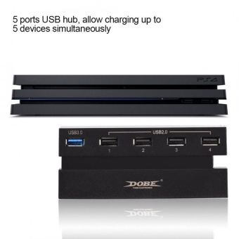 High Speed 5-Port USB Hub 2.0 & 3.0 Expansion Hub Controller Adapter for PS4 Game Console - intl  
