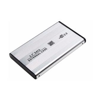 Hộp Đựng Ổ Cứng laptop HDD BOX 2.5 inch SATA USB 2.0 Hợp Kim Nhôm (Bạc)