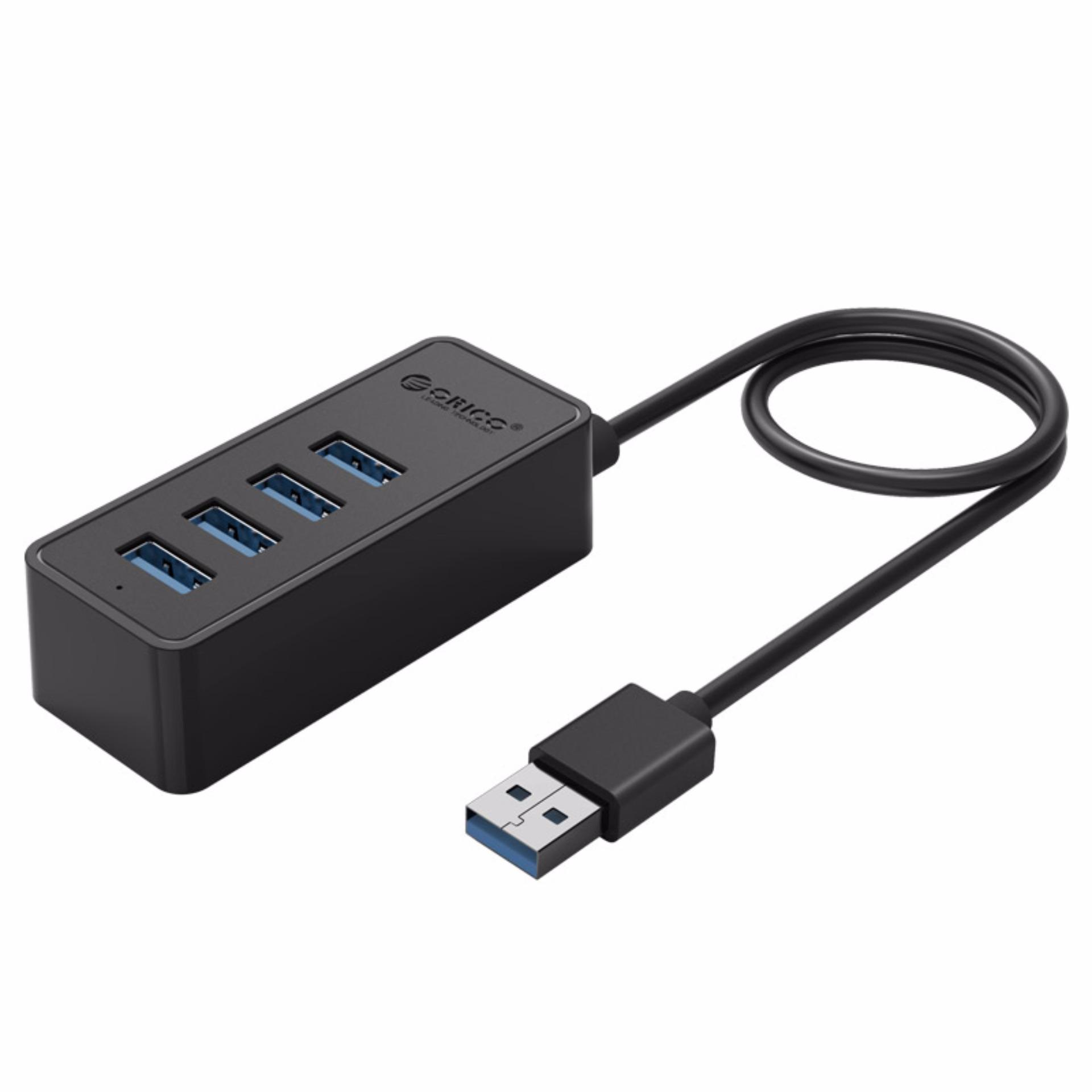Hub chia cổng USB 1 ra 4 Orico W5P chuẩn USB 3.0 (Đen)