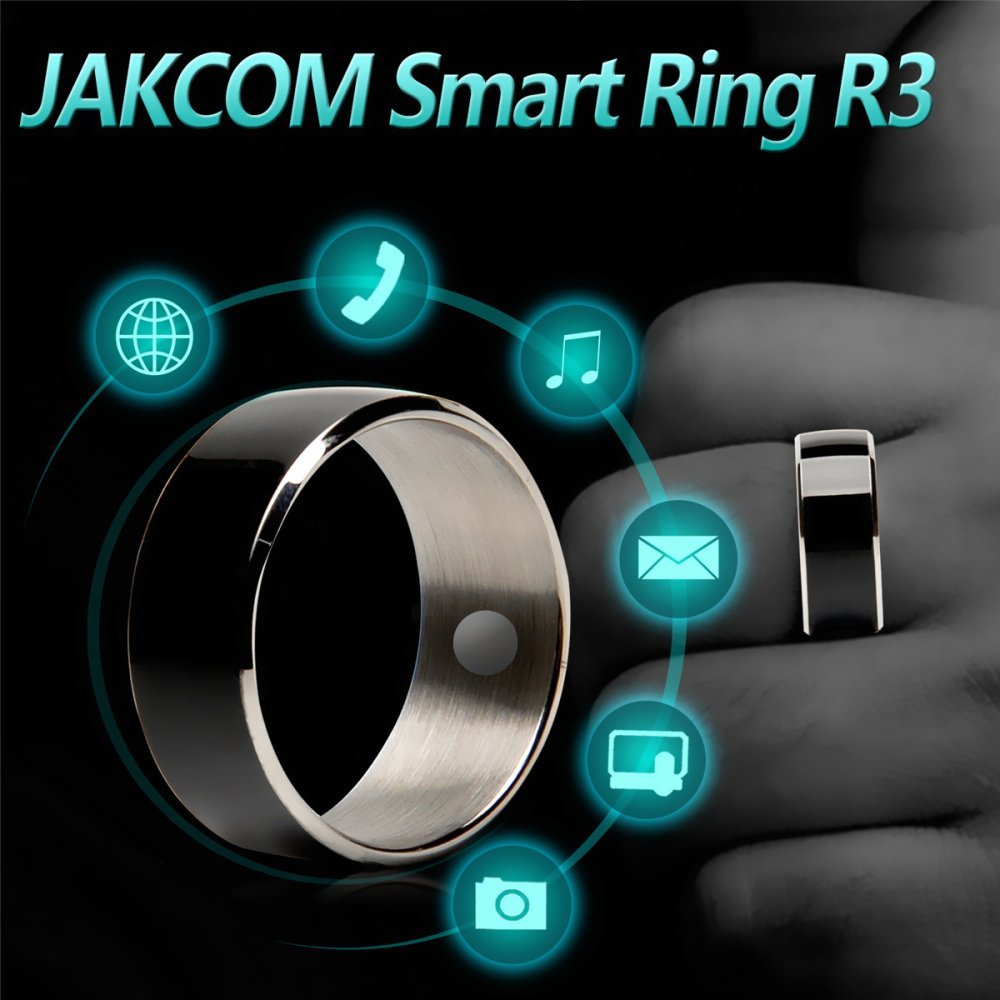 Nhẫn thông minh công nghệ JAKCOM R3 NFC cho Android IOS Windows Phone 10 # Kích Thước (màu đen)-quốc tế