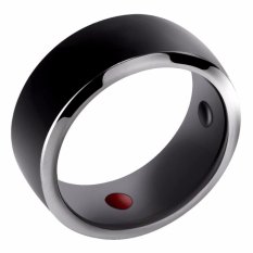 Jakcom R3 Chống Nước Thông Minh Nhẫn Ứng Dụng Hỗ Trợ Mặc Được Công Nghệ Dành Cho iOS/Android Windows NFC Smartphone Kích Thước 7-Đen -quốc tế