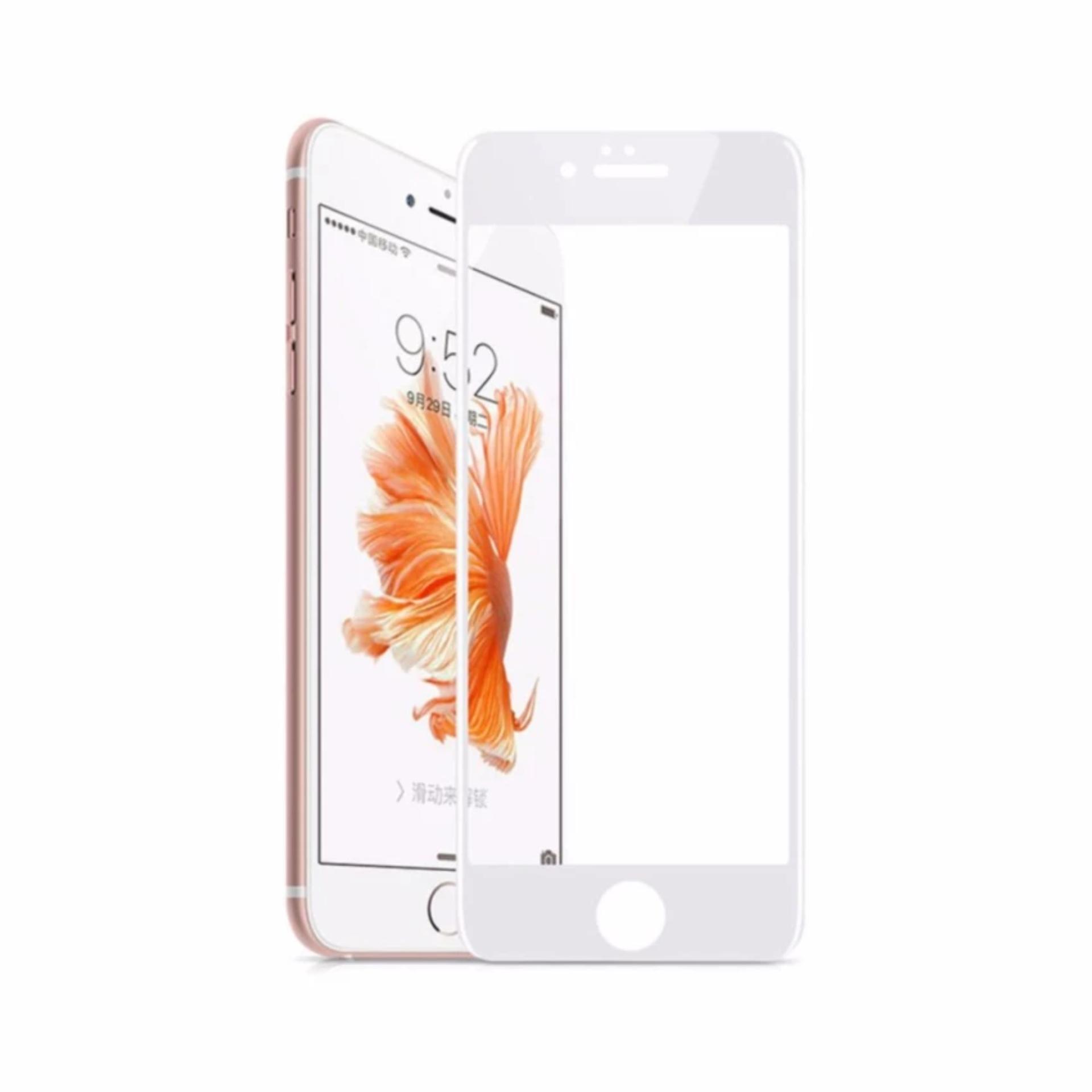 Kính cường lực Full màn hình cho iPhone 6 plus trắng