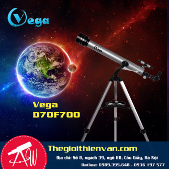 Kính thiên văn khúc xạ Vega D70F700  