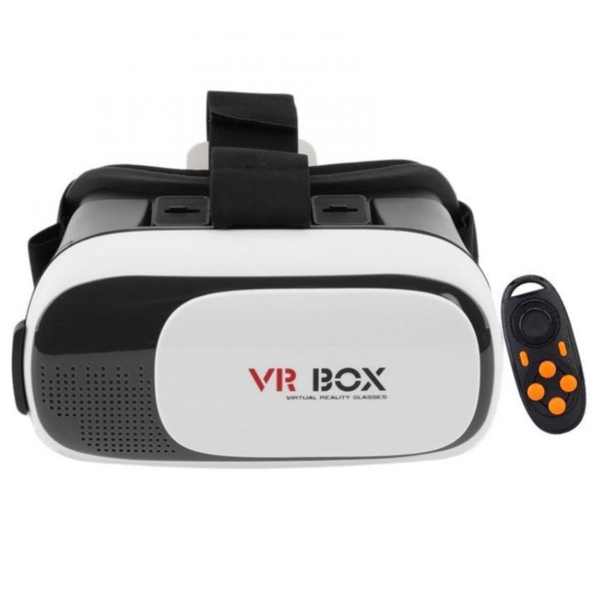 Kính thực tế ảo VR BOX 2 và Tay cầm chơi game (Trắng)