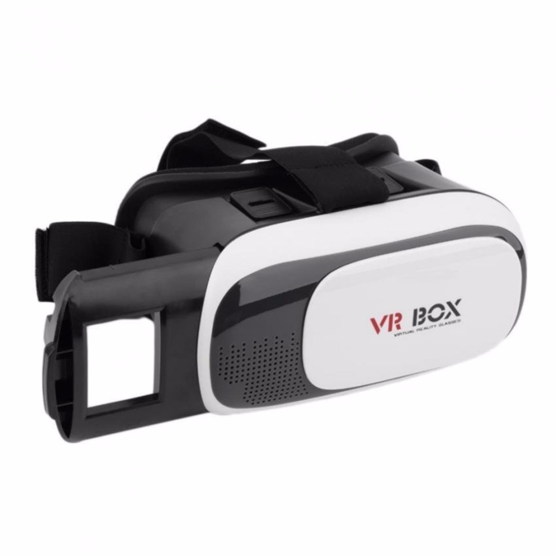 Kính thực tế ảo VR Box thế hệ thứ 2 (Đen phối trắng) tặng 1 máy nghe nhạc mp3 protab