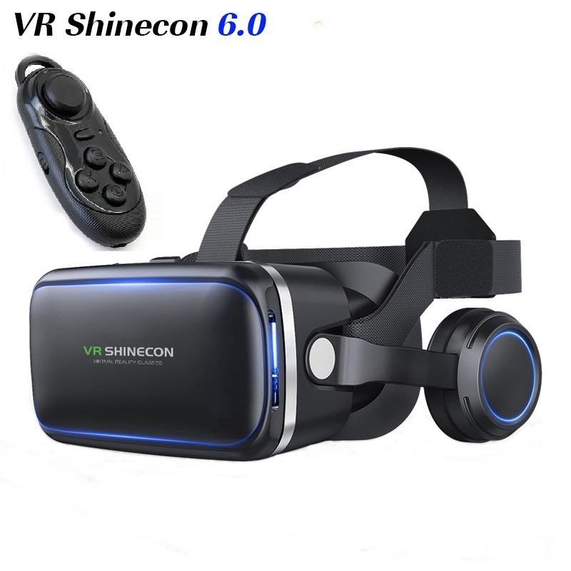Kính Thực Tế Ảo VR Shinecon 6.0 tặng tay cầm chơi game bluetooth 3.0