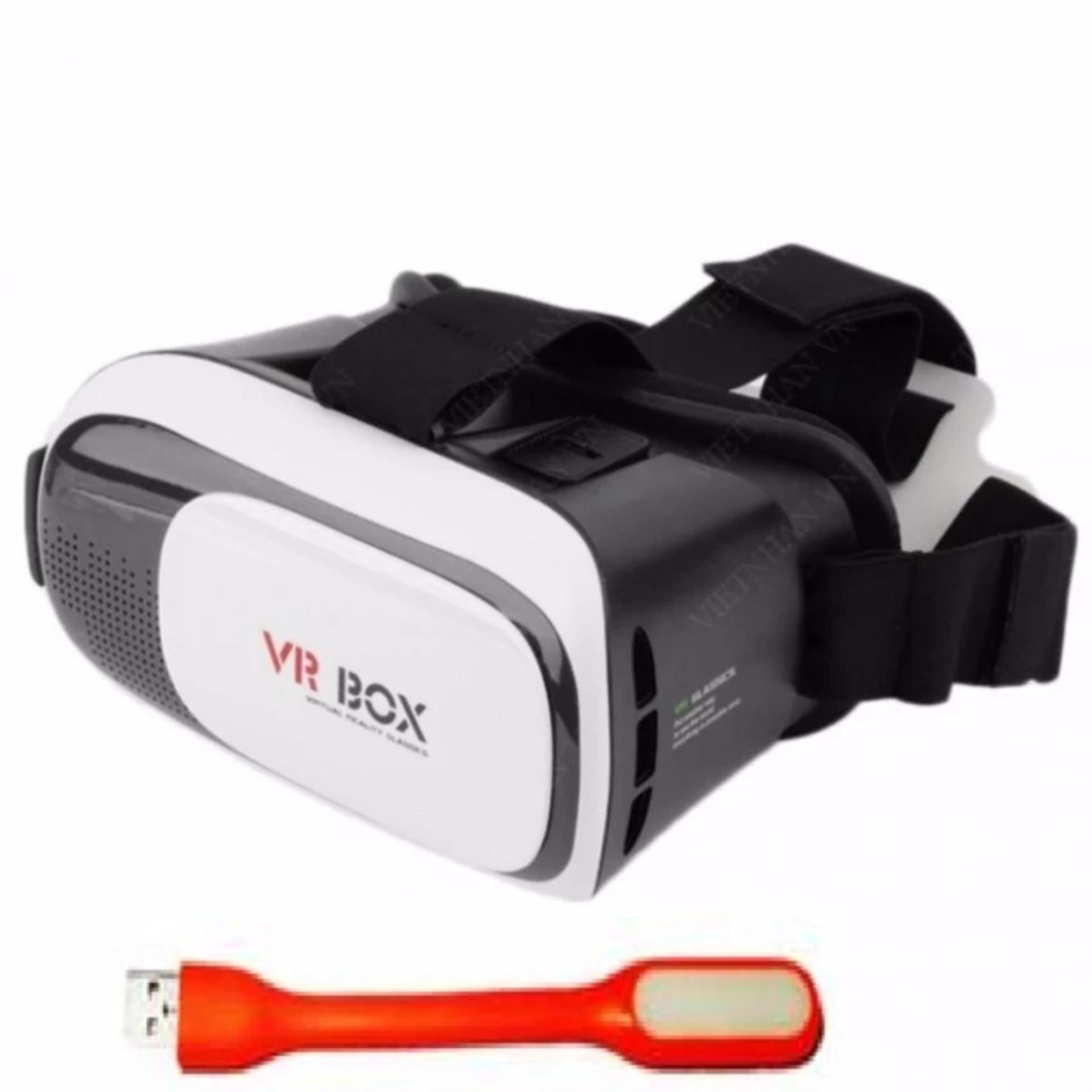 Kính Thực Tế Ảo Xem Phim 3D SBS VR BOX + Tặng Đèn Led USB