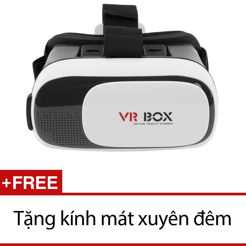Hình ảnh Kính xem phim 3D VR Box ver 2.0 (Đen) + Tặng kính mát xuyên đêm