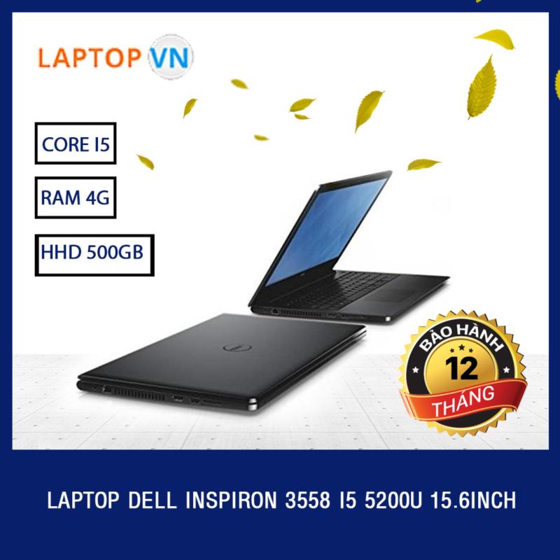 Laptop Dell Inspiron 3558 i5 5200U 15.6inch (Đen) – Hàng nhập khẩu