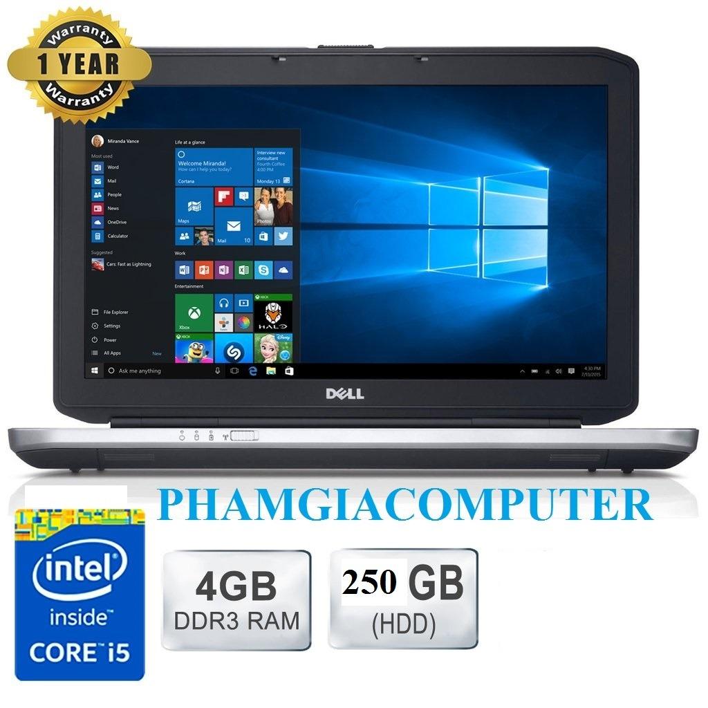 Laptop DELL Latitude E5430 Core i5 3210 Ram3 4G 250G 14in-Đen-Hàng Nhập khẩu-Tặng Balo chuột wireless.