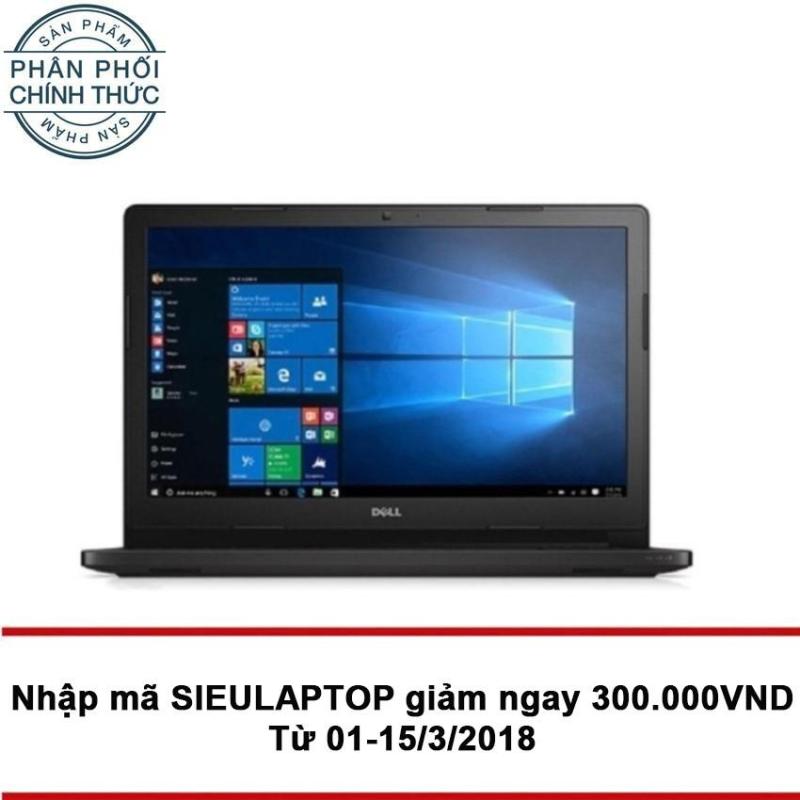 Laptop Dell Vostro 3568 XF6C61 Core i5 7200U Ram 4GB/1TB inch DVDRW (đen) - Hãng phân phối chính thức