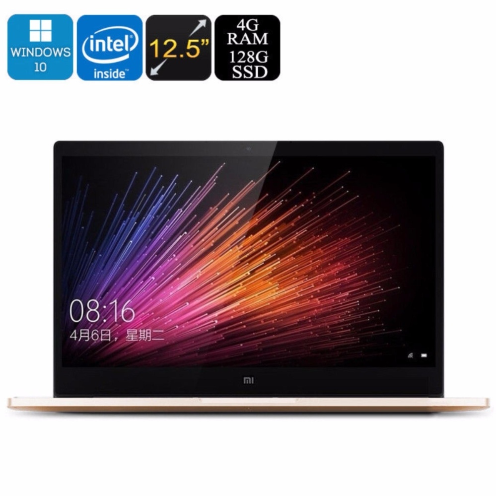 Laptop Xiaomi Mi Notebook Air 12.5 inch Kim Nhung (Vàng) – Hàng nhập khẩu
