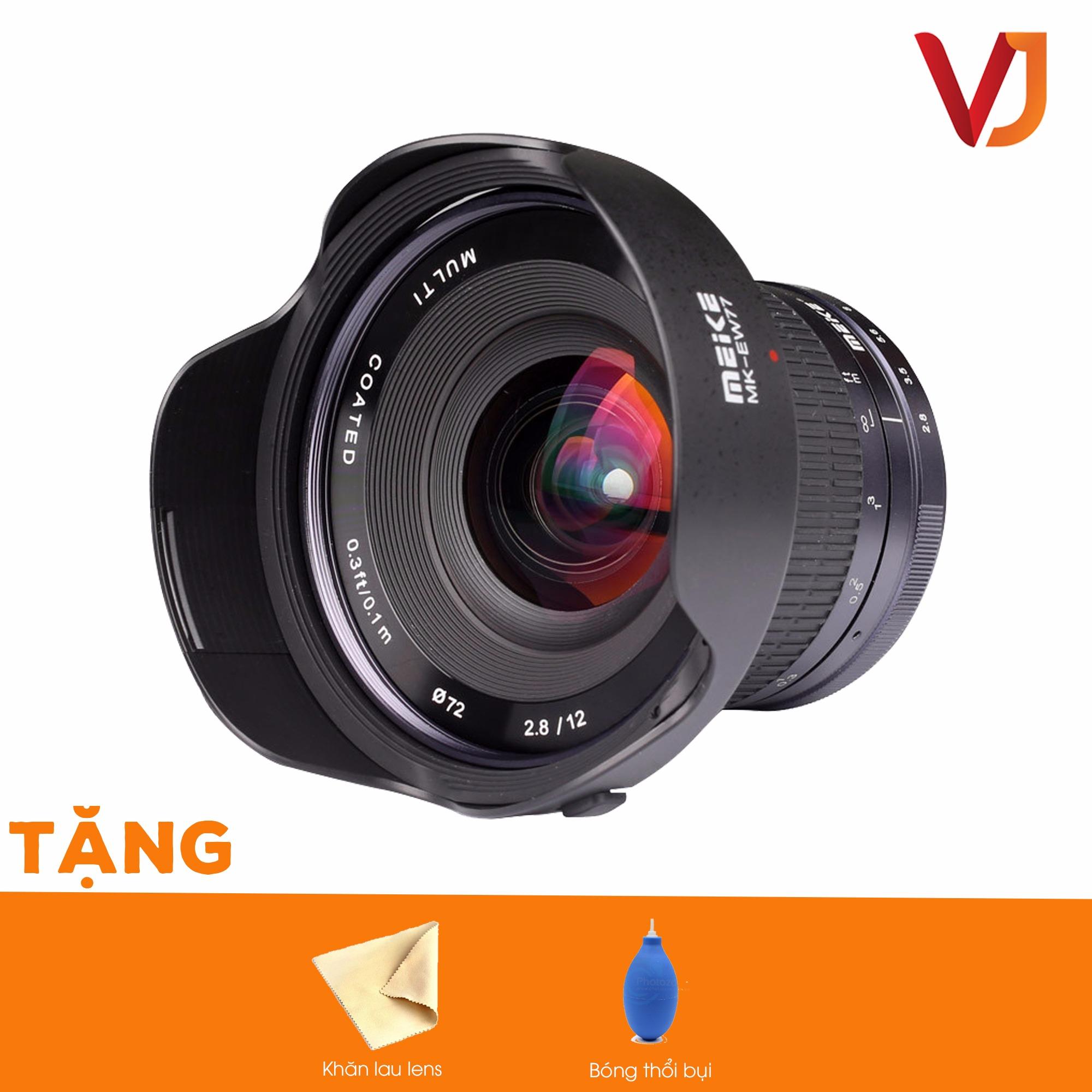 Lens MF Meike 12mm f2.8 ngàm Fujifilm FX- Bảo hành 6 tháng + Tặng bóng thổi bụi + Khăn lau...