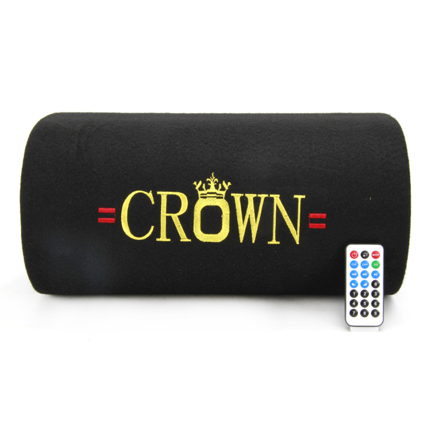 Loa Crown cỡ số 6 kiểu bẹt (Đen)
