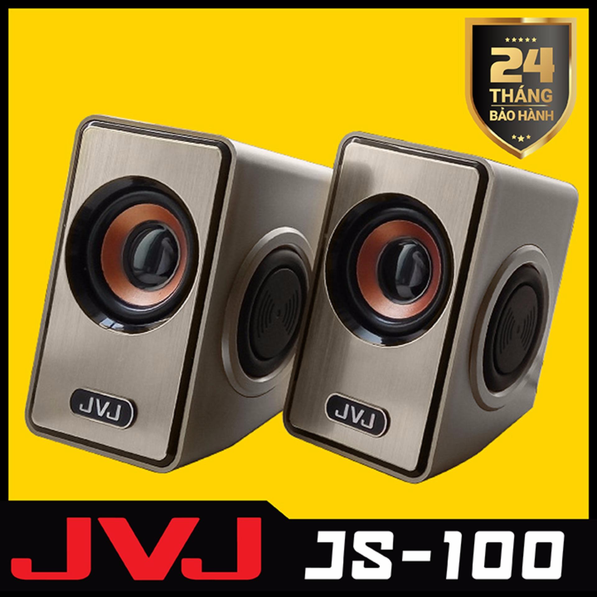 Loa máy tính 2.0 JVJ JS-100 (Xám bạc)