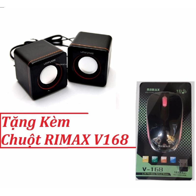 Bảng giá Loa máy tính USB 2.0 Loyfun LF-701 + Tặng Chuột không dây RIMAX Phong Vũ