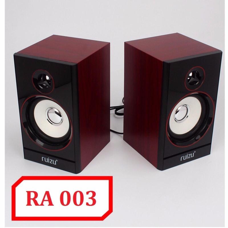 Bảng giá Loa vi tính 2.0 Ruizu RA-003 dùng nguồn 220V - Âm thanh cực hay (Màu gỗ) - Hãng phân phối chính thức Phong Vũ