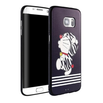 Luxury 3D Relief Sculpture Soft TPU Case Cover For Samsung Galaxy S6 Edge - intl