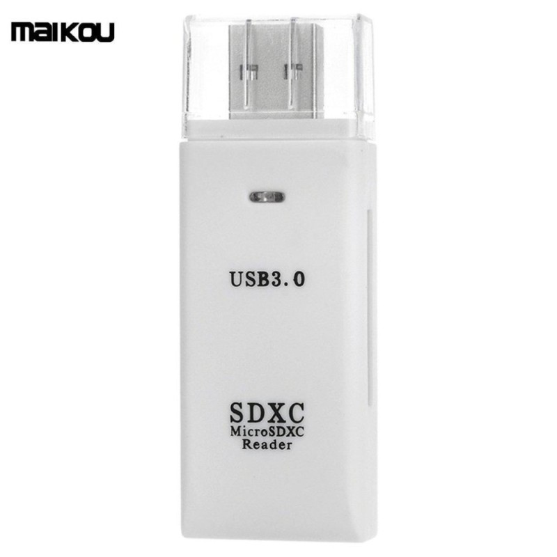 Bảng giá Maikou USB 3.0 Memory Card Reader With 2 Slots 5Gbps Super Speed Card Reader Phong Vũ