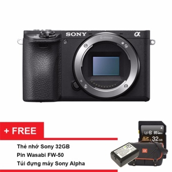 Máy ảnh KTS Sony Alpha A6500 Body (Đen)(Hãng phân phối chính thức) - Tặng thẻ nhớ 32GB, túi đựng máy,...