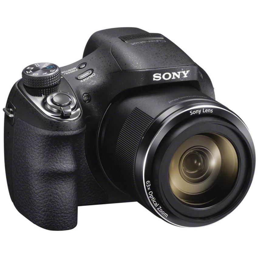 Máy ảnh KTS Sony Cyber-Shot DSC-H400 20.1MP và Zoom quang 63x (Đen)