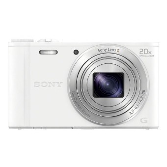 Máy ảnh KTS Sony Cyber-shot WX350 18.2MP và zoom quang 20x (Trắng)
