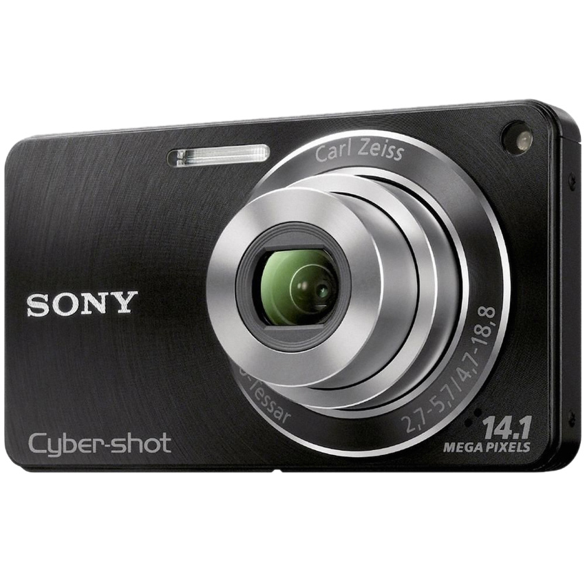 Máy ảnh KTS Sony CyberShot DSC-W350 14.1MP và Zoom quang 4x (Đen)  