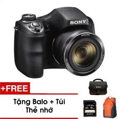 Máy ảnh KTS Sony DSC-H300 20.1MP và zoom quang 35x (Đen) – Tặng thẻ nhớ – Túi – Balo du lịch Sony – Hàng phân phối chính hãng