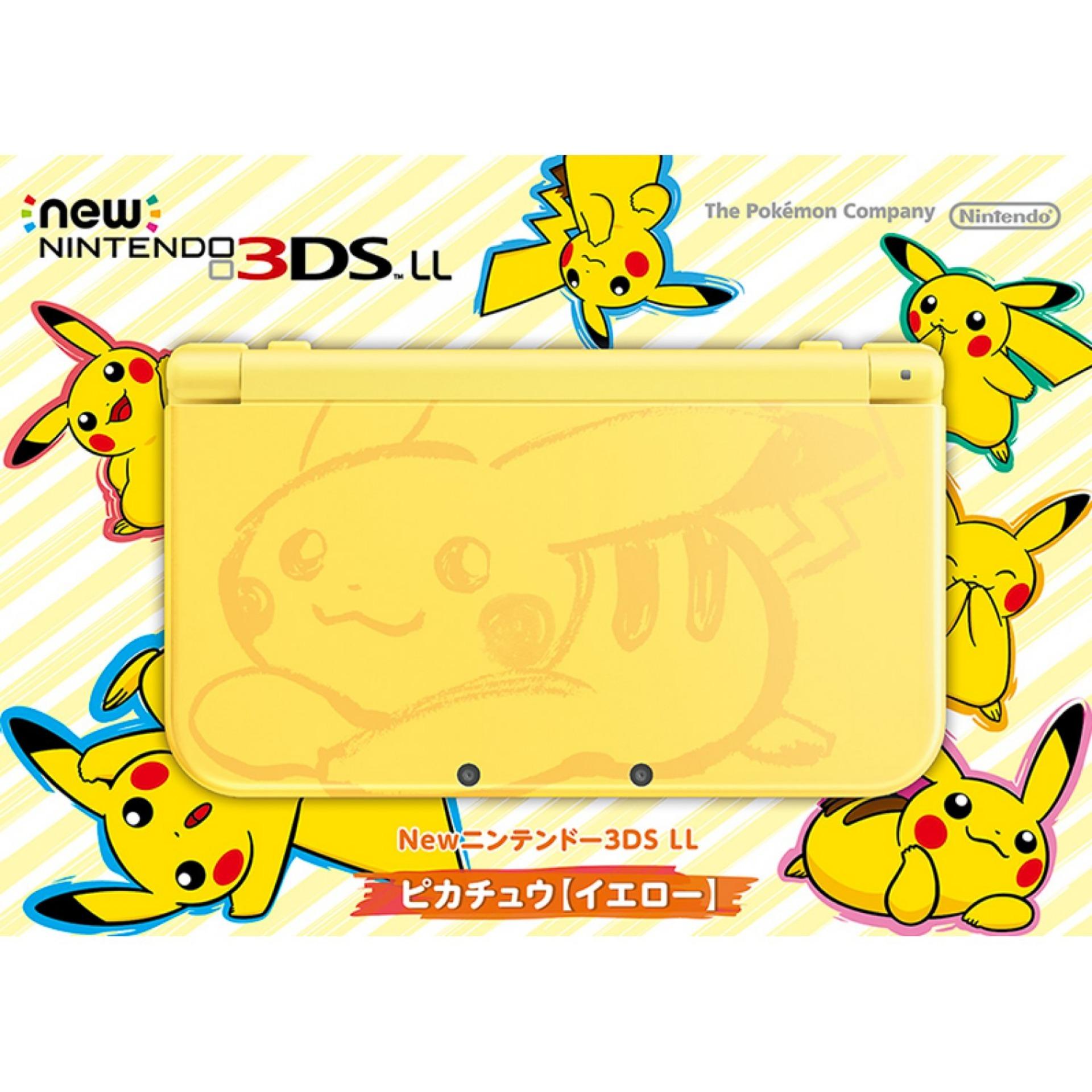 Máy Chơi Game Nintendo New 3DS LL Pikachu Edition và Thẻ nhớ 32G (Hacked English)