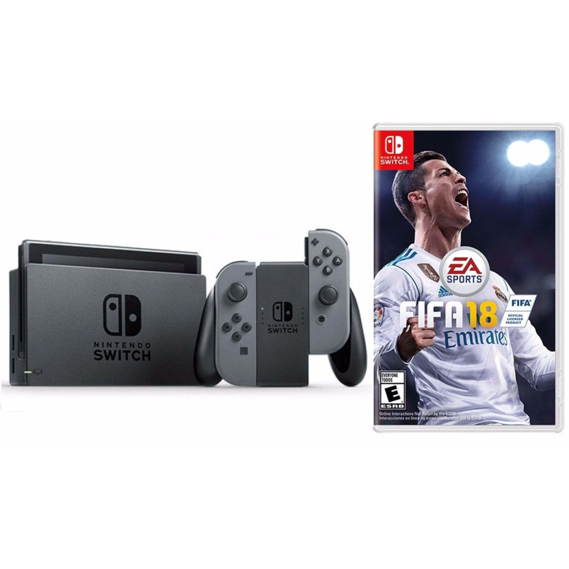 Máy chơi game Nintendo Switch + Game FIFA 18