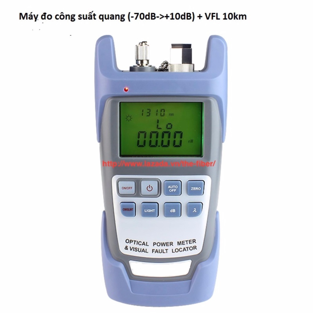 Máy đo công suất quang kiêm bút soi quang VFL 10km