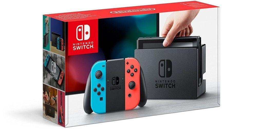 Máy Nintendo Switch with Neon Blue And Red Joy -con