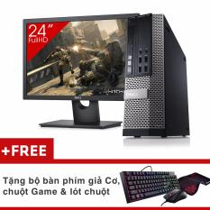 Máy tính để bàn DELL OPTIPLEX 790 SFF + Màn hình Dell 24Inch Full HD (Core i5 2500, Ram 8GB, HDD 3TB) + Quà Tặng – Hàng Nhập Khẩu