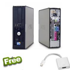 So Sánh Giá Máy tính đồng bộ Dell Optiplex 780 Core 2 Duo RAM 4GB HDD 160GB + Tặng ngay Cáp chuyển đổi Mini Displayport sang HDMI – Hàng nhập khẩu