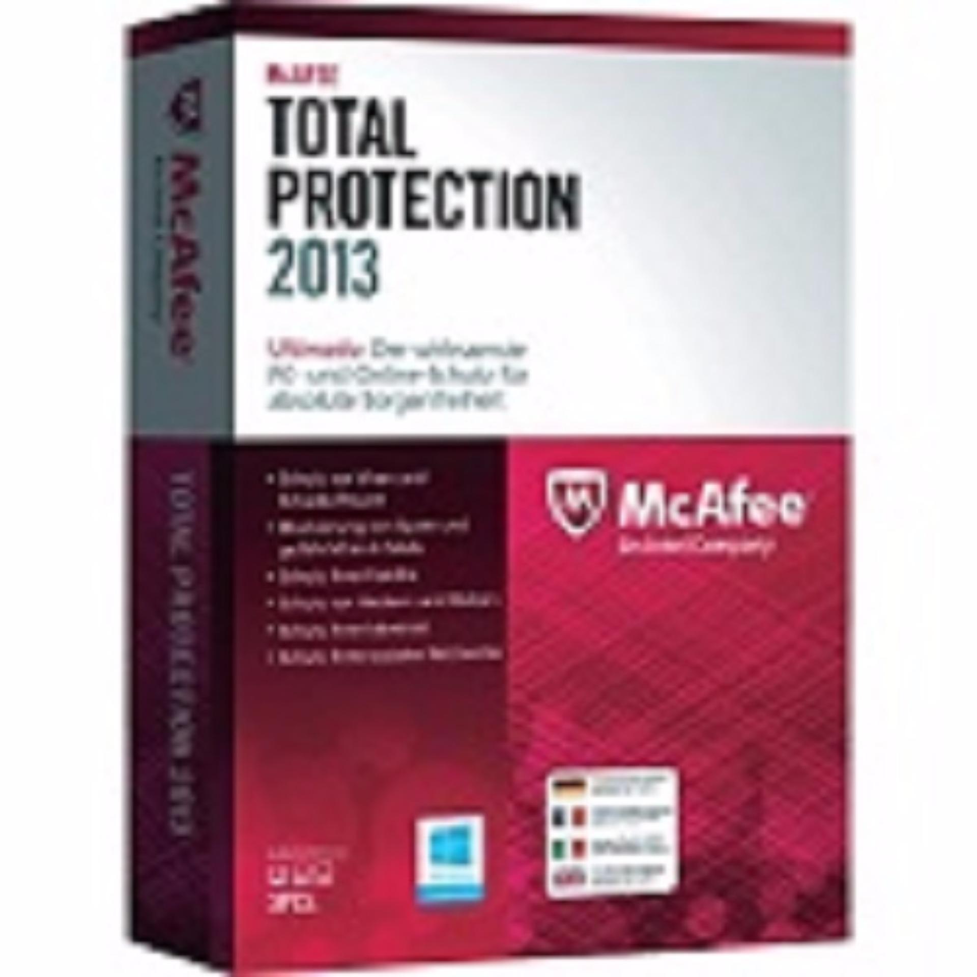 McAFee Total Protect 2013 bản quyền 1 năm cho 1 PCs