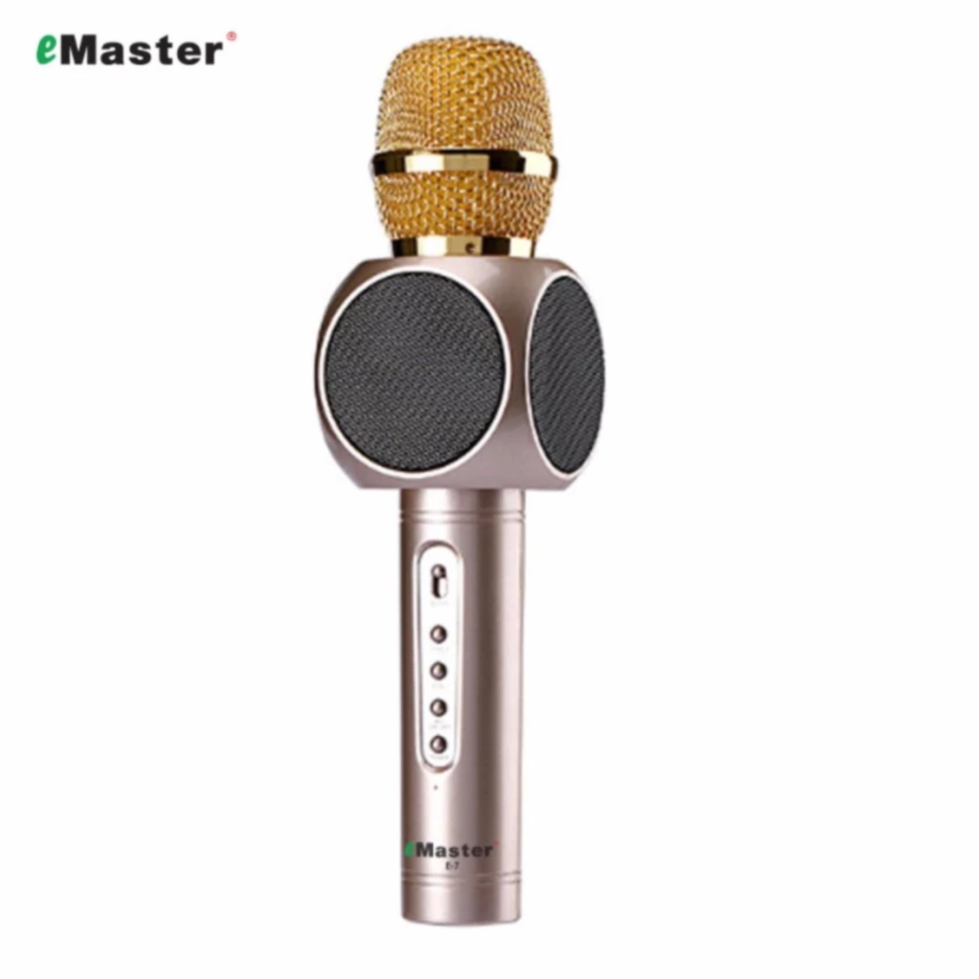 Micro kiêm loa karaoke bluetooth eMaster E-7