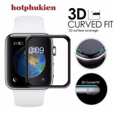 Miếng dán cường lực 3D full màn hình cho Apple iWatch / Apple Watch 42 mm độ cứng 9H bảo vệ tuyệt đối – Phân phối hotphukien